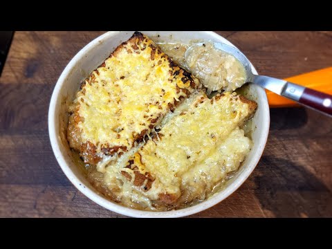 SOUPE GRATİNÉE à L'ÉCHALOTE, recette parfaite pour les fins de soirées festives