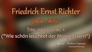 Ernst Friedrich Richter, Trio “Wie schön leuchtet der Morgenstern” (opus 20 nr 1)