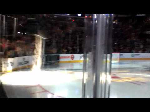 Boston Bruins 10/8/11 Intro's vs Lightning *Glass*