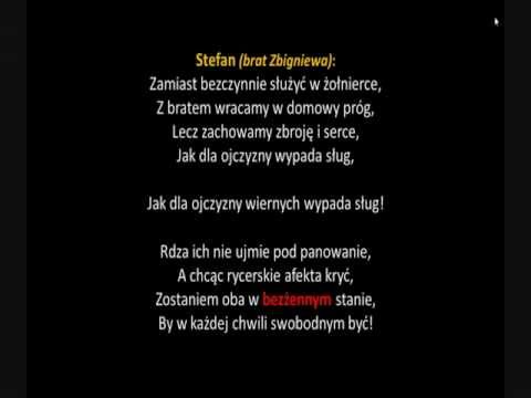 Moniuszko - Straszny Dwór [1] Akt 1 Chór rycerzy