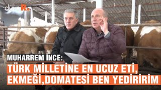 Memleket Partisi Genel Başkanı İnce, Büyükbaş Hayvan Çiftliğinde Açıkl