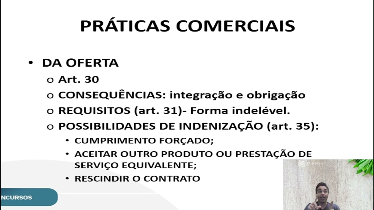 Aula 5.1 – Direito do Consumidor: Práticas Comerciais - Prof. Sílvio Soares