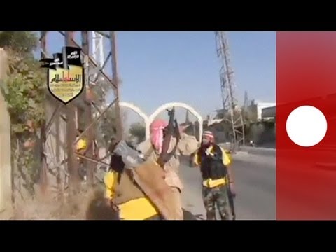 Syria amateur video: Violent clashes as rebels fight Assad forces in Damascus