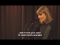 Blank Space - Taylor Swift Lyrics Acoustic (English/Türkçe Subtitle) The Grammy Museum