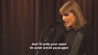 Download lagu Blank Space - Taylor Swift Lyrics Acoustic (English/Türkçe Subtitle) The Grammy Museum mp3