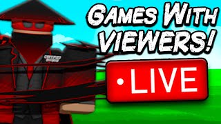Roblox Games With Viewers! (Current Game = Forsaken)🔴