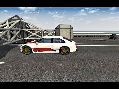 Giant Spinner Destroying Cars #2 - BeamNG Drive