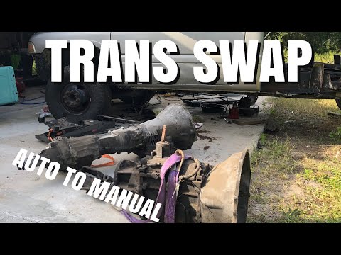 Dodge Transmission Swap (Auto to Manual) PT 1