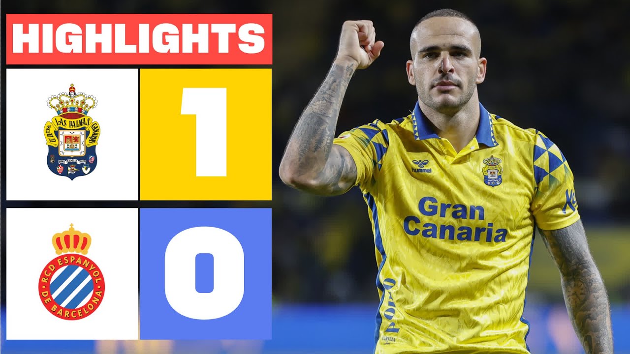 Las Palmas vs Espanyol Highlights