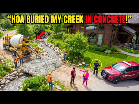 HOA Blocked My Creek with Concrete — One Inspection Later, Their Neighborhood Became a Wetland