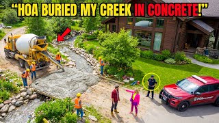 Download lagu HOA Blocked My Creek with Concrete — One Inspection Later, Their Neighborhood Became a Wetland mp3