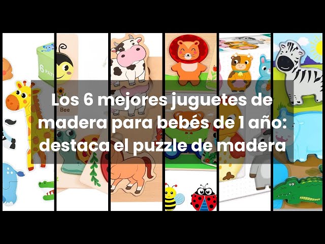 Vídeo relacionado con Funsland Puzzle Madera 1 2 Año, Puzzles Infantiles de Madera con Mango, Juguetes Montessori Bebe Puzzles Animal Educativos Rompecabezas Maderas Juguetes Regalo Navidad para Niños de 2 3 Años