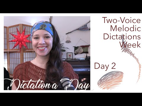 Two-Voice Melodic Dictation Practice! Day 2
