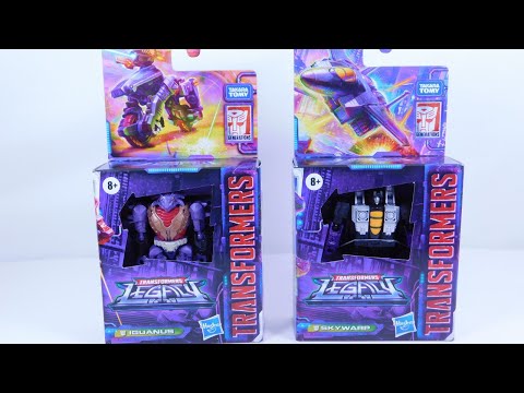 Transformers Legacy Core Class Iguanus & Skywarp Unboxing (First Thoughts)