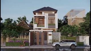 Thiết kế thi công nhà đẹp biên hòa Biệt thự Anh Dũng