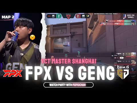 GEN.G MENYAMAKAN KEDUDUKAN 1-1! - MAP 2 GEN.G VS FPX - VCT Masters Shanghai - Swiss Stage
