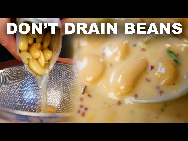 Maybe just eat the bean goo
