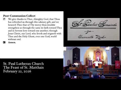 The Feast of St. Matthias, Apostle (Observed)