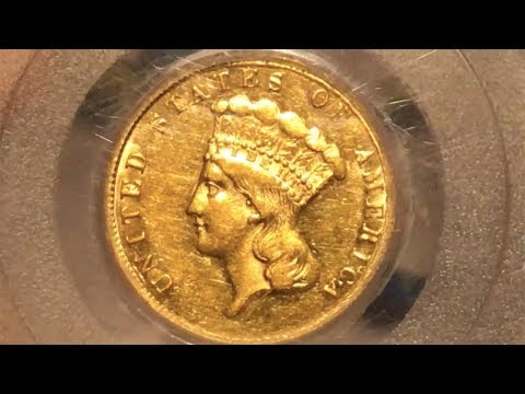 1874 U.S. 3 Dollar Gold Coin • AU 55 • Values, Information, Mintage, History, and More