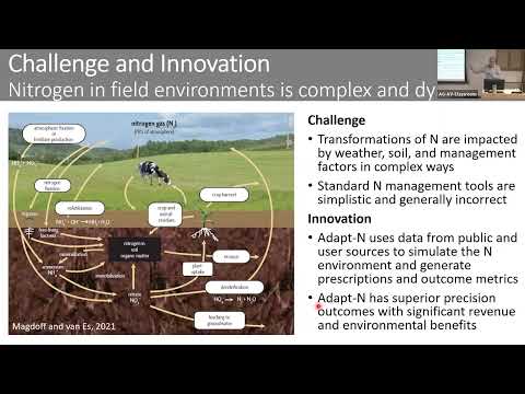 Harold van Es: Some innovations in soil and crop management