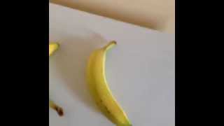 Its a banana next to a banana