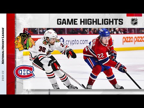 Blackhawks @ Canadiens 12/9/21 | NHL Highlights