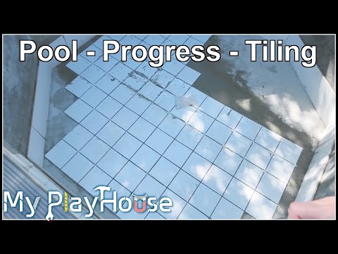 POOL Project,, Doing Easy bit of Tiling in the Bottom - 1191