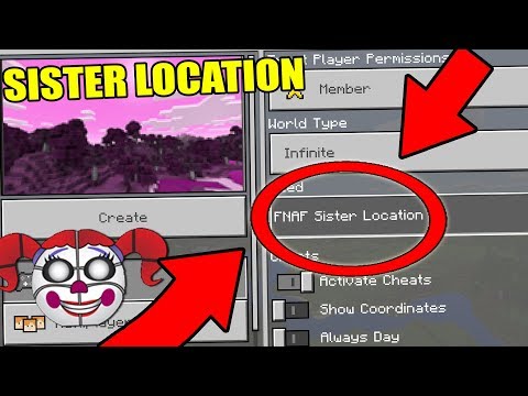NEVER Play Minecraft The FNAF SISTER LOCATION WORLD! (Haunted "FNAF SISTER LOCATION" Seed)