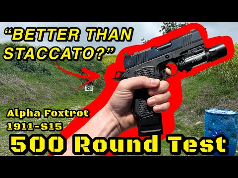 Alpha Foxtrot 1911 Full-Size pistols. A quick look at one in 9mm and one .45ACP
