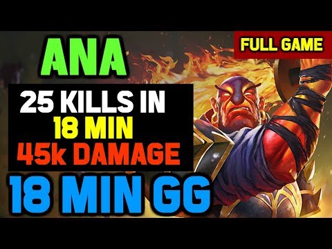 You KNOW the Game is OVER when Ana plays Ember Spirit - NONSTOP KILLS AND JUKES