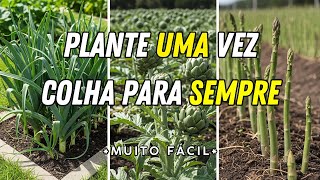 Plante estas 15 plantas perenes uma vez e colha para sempre!
