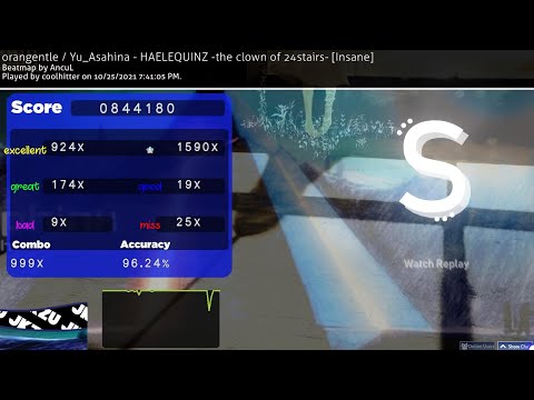 orangentle Yu Asahina - HAELEQUIN [7K] 4.24★