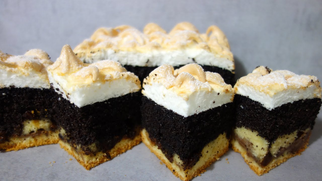 Makowiec pod chmurką – przepis na makowiec z bezą idealną