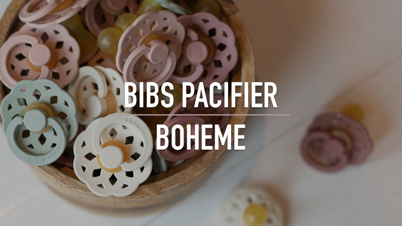 Bibs Boheme Latex Kirschform 6-18 Monate Woodchuck Blush