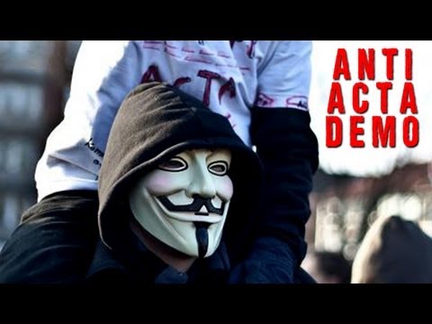 ANTI ACTA Demo in Münster 11.02.2012 - STOP ACTA (Münster 4 Life)