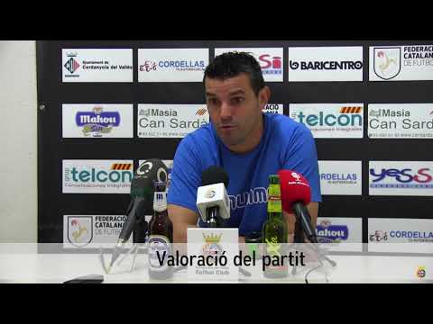 CFC - CE HOSPITALET. Roda de premsa: Xavi Molist, entrenador CE Hospitalet (03/09/17)