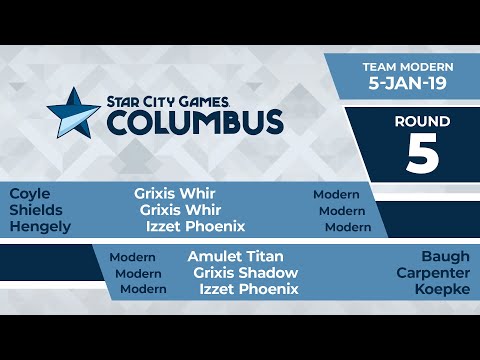 SCGCOL: Round 5 - Coyle, Shields, Hengely vs Baugh, Carpenter, Koepke | Team Modern
