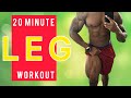 20 MINUTE LEG WORKOUT (using ONLY ONE DUMBBELL) | FOLLOW ALONG!