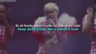 Miley Cyrus - 4X4 ft. Nelly // Lyrics + Español [Live at the Bangerz Tour]