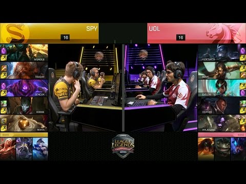 UOL vs SPY Game 5 Highlights - 2016 EULCS REGIONAL QUALIFIERS DAY 3