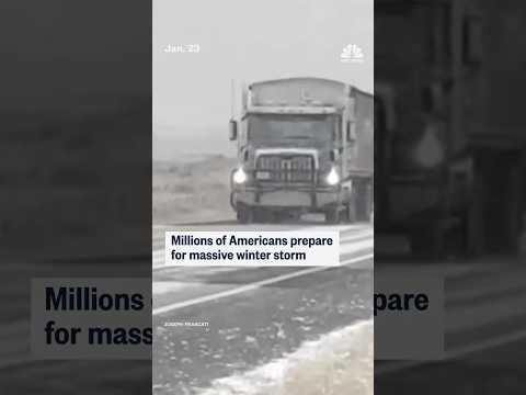Millions prepare for massive winter storm