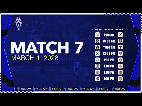 🏆 ICL 7v7 S15 🏆 ROUND 7 ⚽