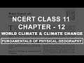 World Climate Climate Change Chapter 12 Geography NCERT Class 11