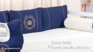 Quarto para Bebê Coroa Brasão Marinho | Ref: 53315