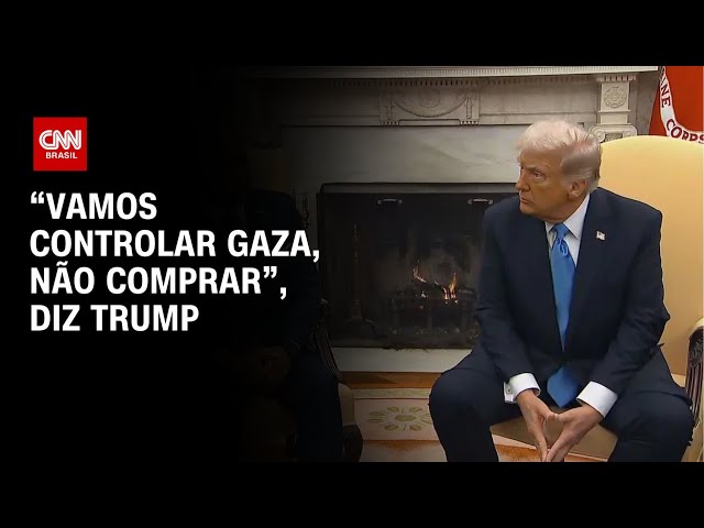 “Vamos controlar Gaza, não comprar”, diz Trump | CNN 360°