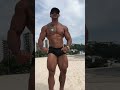 Muscle worship king of the beach