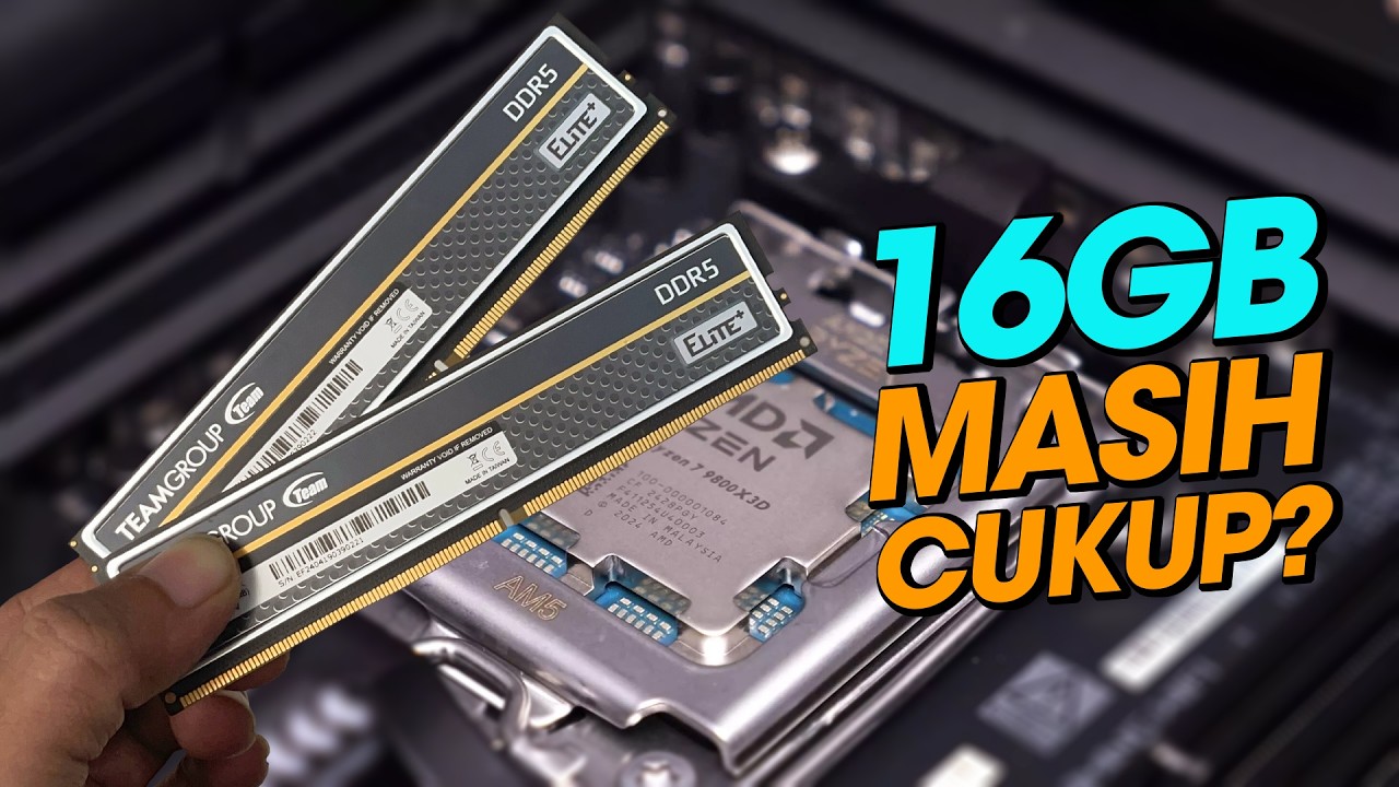 16 GB Masih Cukup Kah? | ft. Ryzen 7 9800X3D + RX 9070 + Gigabyte X870E Aero Dark Wood
