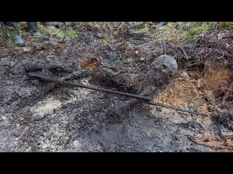 EXCAVATIONS OF WWII SOLDIERS WITH AMMUNITION. ONE OF THE 8 SOLDIERS WAS IDENTIFIED