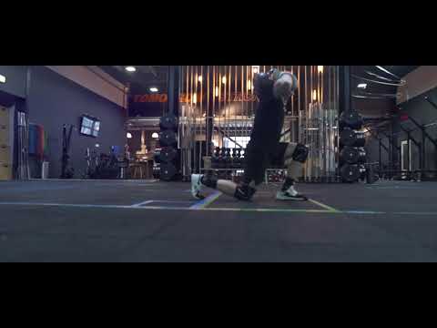 CrossFit Games 2020 toes to bar lunge workout - Zachary van Dorp