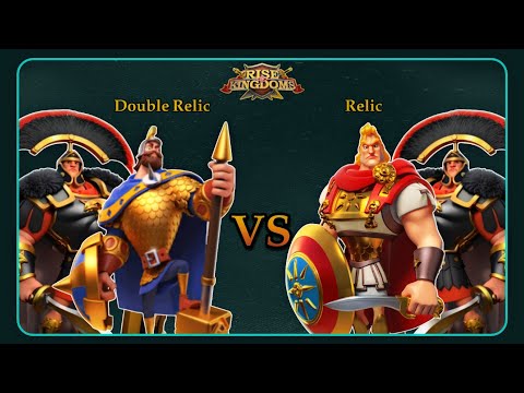 Alexander the Great (Relic) VS Charles Martel (Double Relic) - Rise of Kingdoms